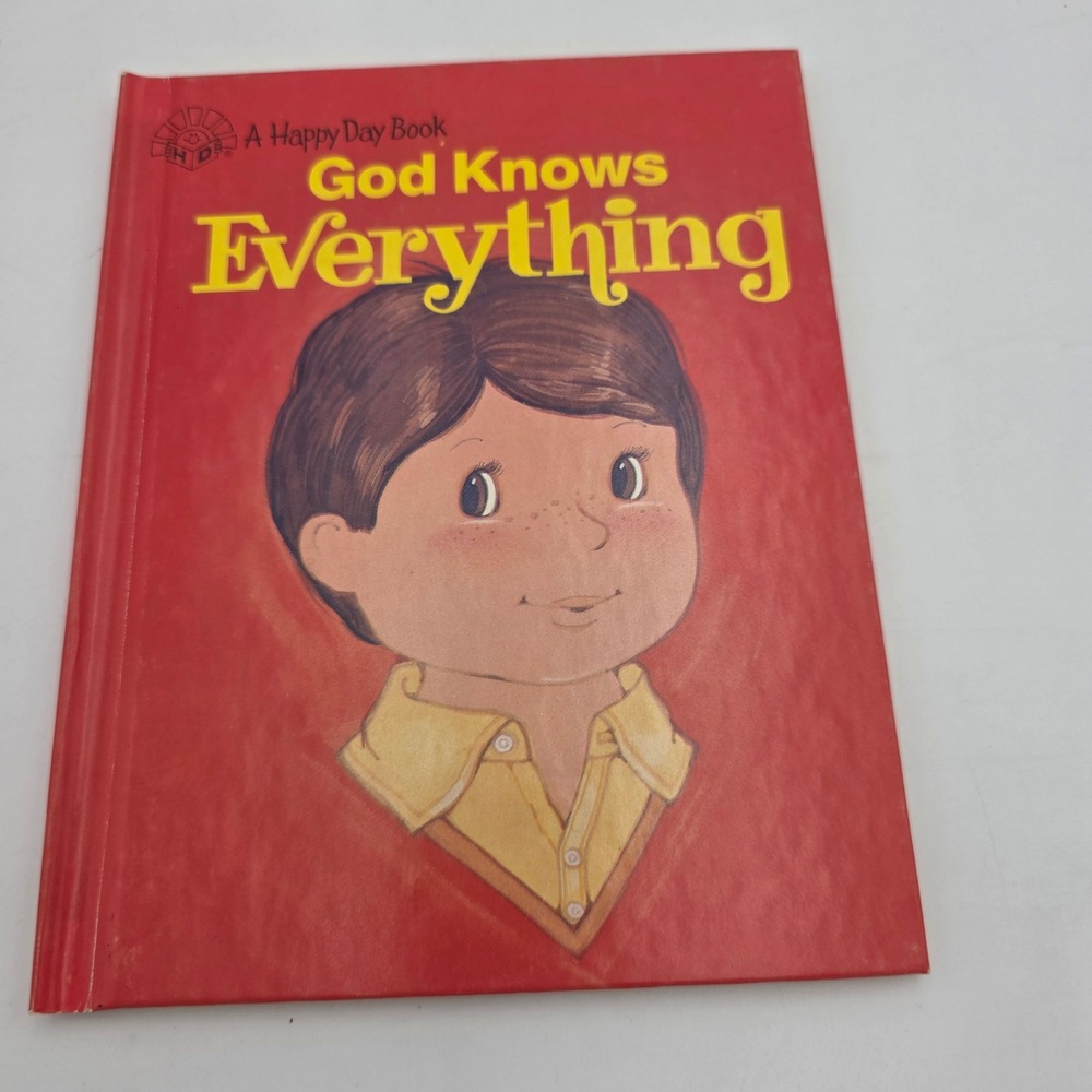 Vintage 1986 God Knows Everything A Happy Day Book Elaine Watson Hardcover